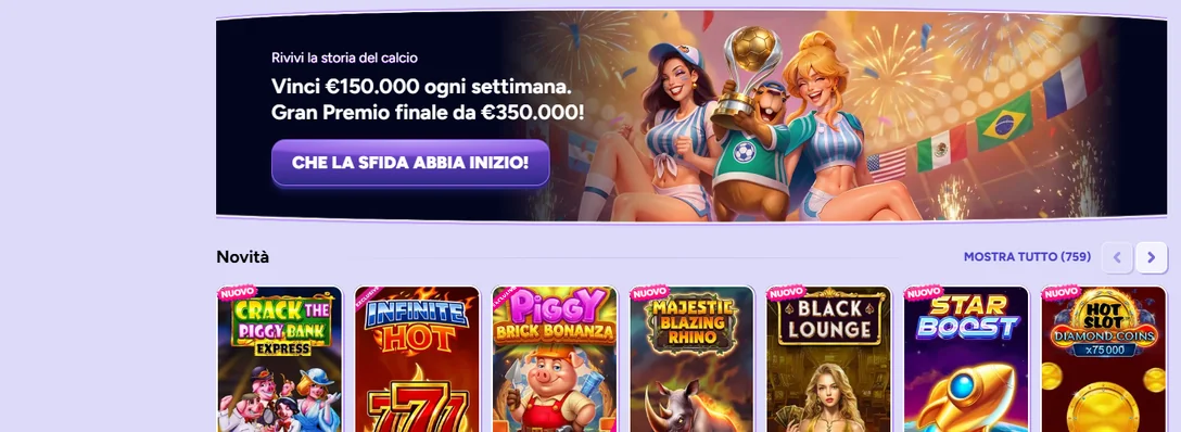 Gioca slot novità Spinbara